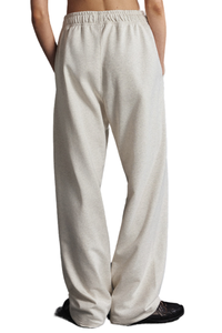 Unisex Summer 450g Elastic Drawstring Straight Pants