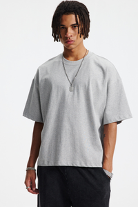 Men's Summer 275g Cotton Boxy Oversized Tee