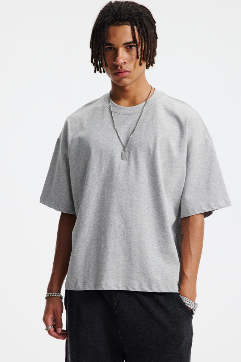 Men's Summer 275g Cotton Boxy Oversized Tee