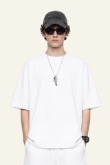 Men's Streetwear Relaxed Solid Color T-shirt