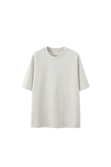 Men's Spring Summer 260g Solid Crewneck Oversized Tee