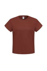 Women's Cotton Athletic Solid Minimalist T-shirt