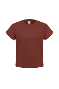 Women's Cotton Athletic Solid Minimalist T-shirt