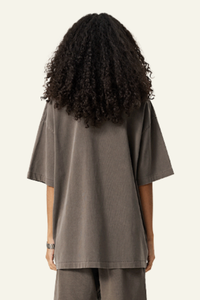 Women's Cotton Streetwear Washed T-Shirt