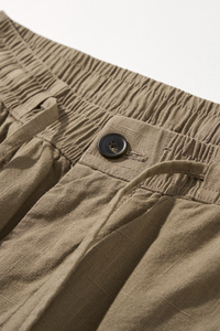 Men's Cotton Vintage Drawstring Wide Leg Pants