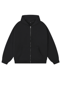 Men's Spring Summer 360g Solid Terry Zip Hoodie