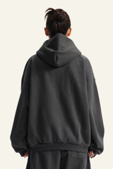 Women's Streetwear Full Zipper Hooded Jacket