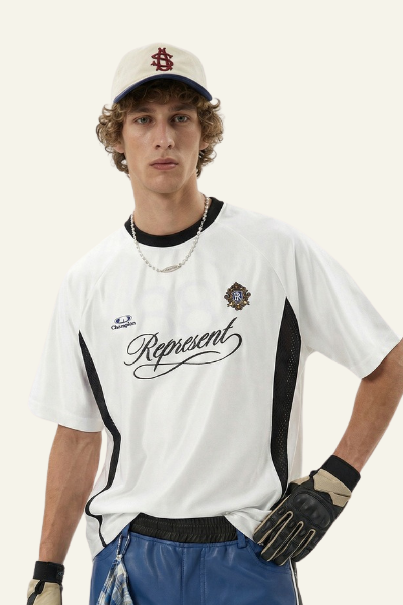 Men's Sportswear Drop Shoulder Color Block T-shirt