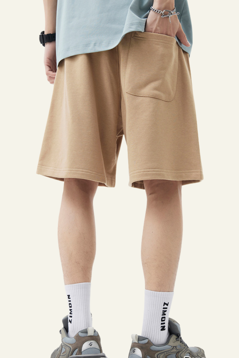 Men's Drawstring Loose-fitting Athletic Shorts.