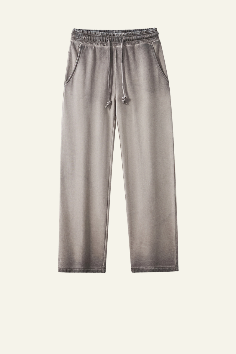 Men's Cotton Vintage Washed Straight Leg Pant