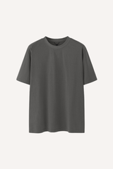 Men's Spring Summer Polyester Solid Crewneck Quick Dry Tee