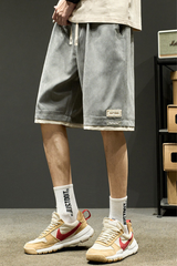 Men's Summer Relaxed Straight Ice Silk 2-in-1 Shorts