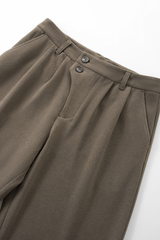 Men's Streetwear Double-button Placket Trousers
