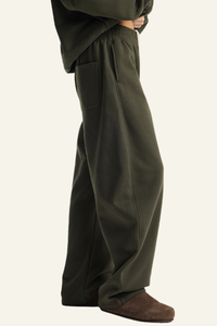 Unisex Fleece-lined Versatile Curved-blade Pants