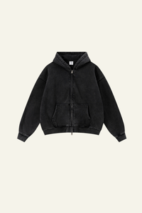 Men's Full Zipper Pocket Hooded Jacket