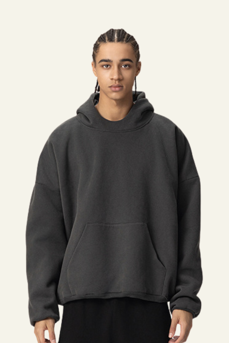 Men's Streetwear Oversize Front Pocket Hoodie