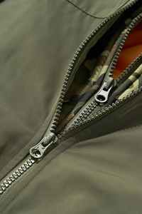 Men's Removable Faux-two-piece Baseball Jacket