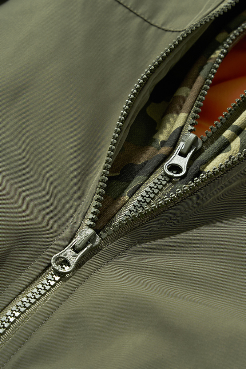 Men's Removable Faux-two-piece Baseball Jacket