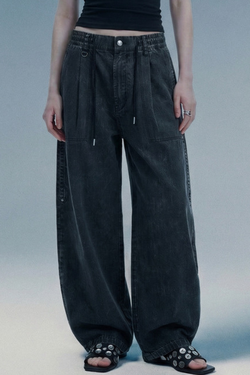 Men's Cooling Washed Breathable Relaxed Fit Cargo Pants