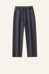 Men's Cotton Vintage Washed Straight Leg Pant