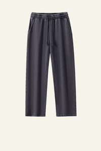 Men's Cotton Vintage Washed Straight Leg Pant
