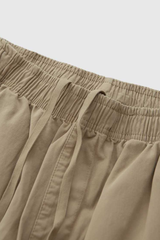 Men's Streetwear Pleated Pocket Cuffed Pants