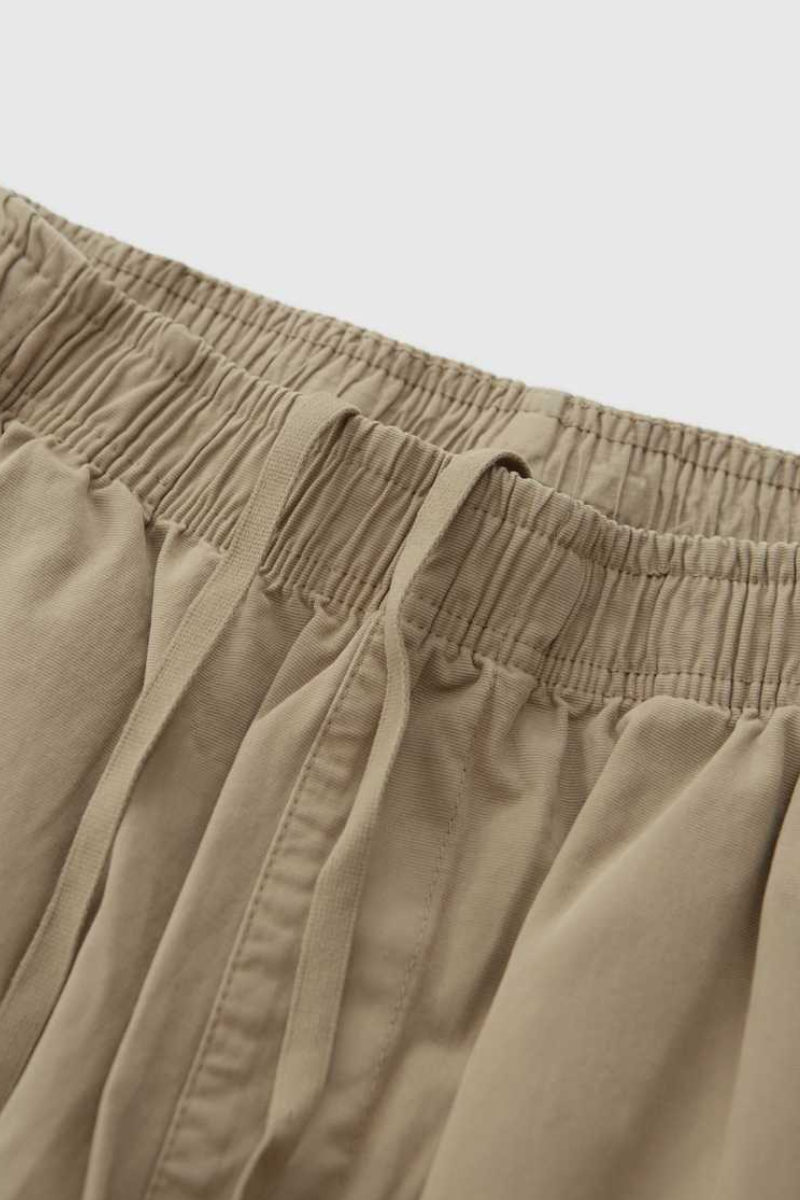 Men's Streetwear Pleated Pocket Cuffed Pants