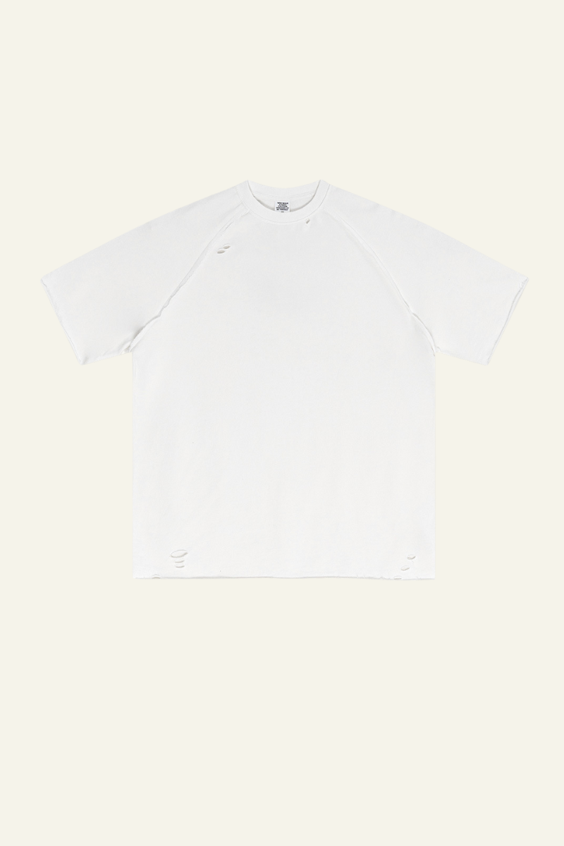 Women's Washed Wax-Dyed Cotton  T-shirt.