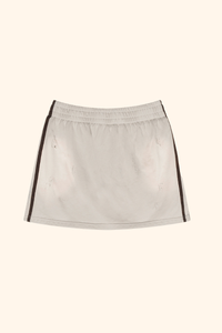 Women's Spring Summer Washed Side Drawstring Spray Skirt