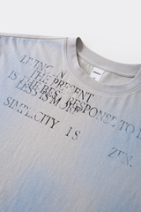 Women's Cotton Linen Tie Dye Colorblock Oversized Tee