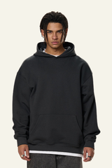 Men's Cotton Streetwear Front Pocket Hooded