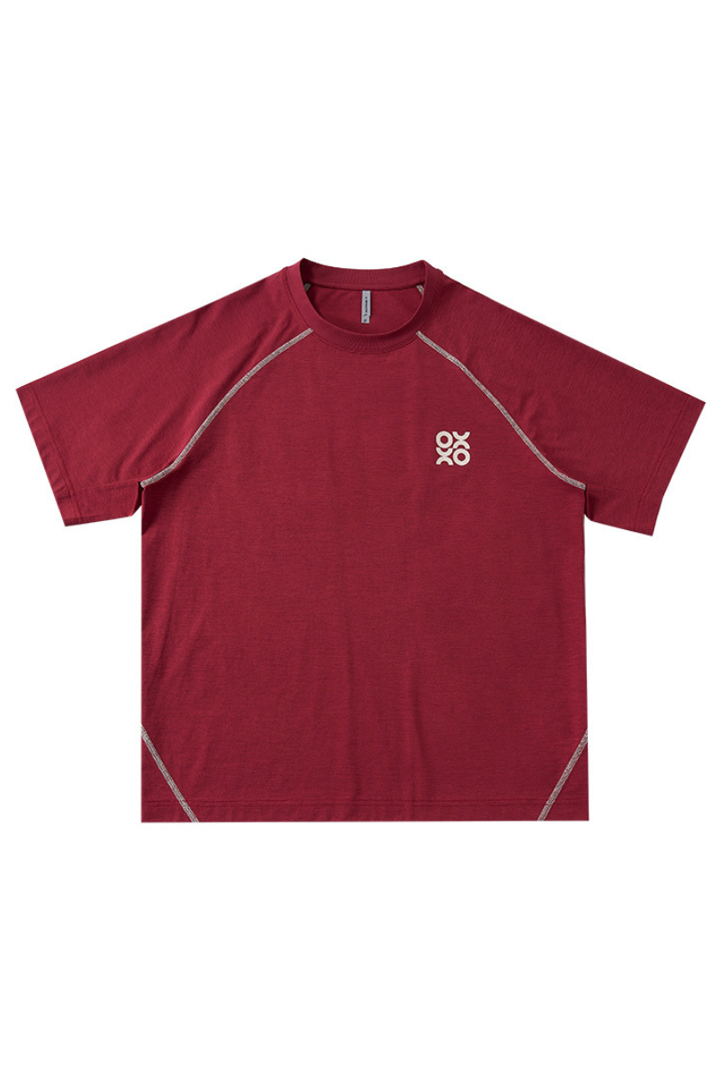 Men's Summer Raglan Cooling UV Colorblock Quick Dry Tee