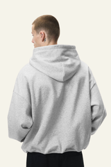 Men's Streetwear Short Curved-Hem  Hoodie