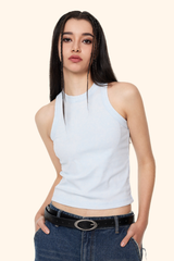 Women's Spring Summer 235g Cooling Washed Crewneck Tank