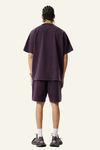 Men's Cotton Dopamine Set: T-shirt And Athletic Wear Short