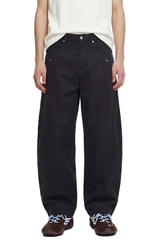 Unisex 240g Woven Multi-Pocket Wide Curved Cargo Pants