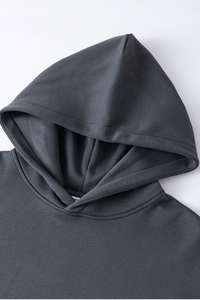 Men's Streetwear Faux Two-Piece Fleece-Lined Hoodie