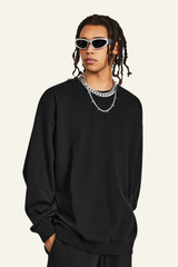 Men's Solid Color Athletic Wear Crewneck Pullover