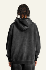 Men's Streetwear Fleece-lined Full Zipper Hooded Jacket