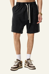Men's Cottton Washed Athletic Wear Shorts