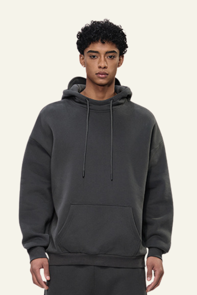 Men's Eye Mask Version With Fleece-Lined Hoodie.