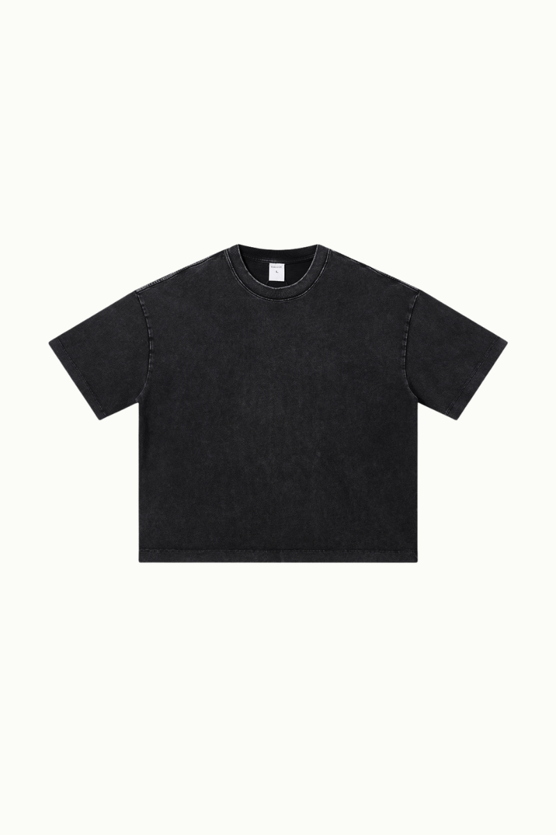 Women's Summer 280g Cotton Washed Oversized Boxy Tee