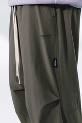 Men's Streetwear Side Pleated Quick-Dry Straight Leg Pants