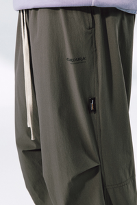 Men's Streetwear Side Pleated Quick-Dry Straight Leg Pants