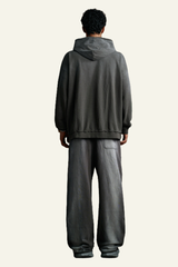 Men's Cotton Gradient Color Set:Hoodie And Casual Pants