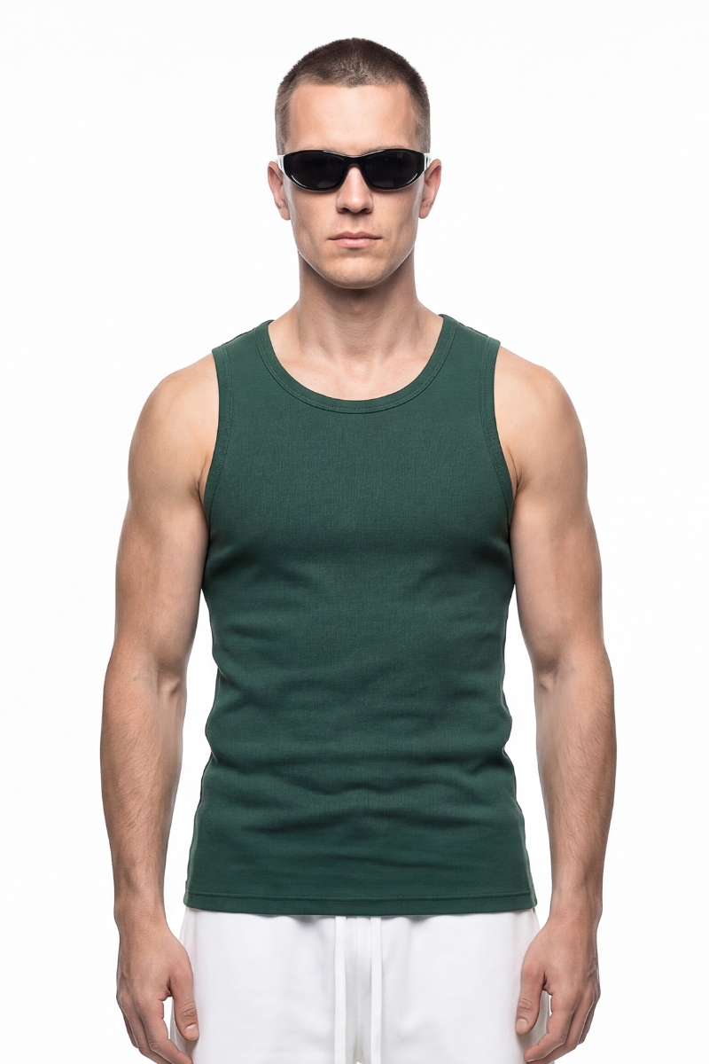 Unisex 430g Heavy Ribbed Sleeveless Tank