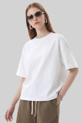Women's Summer 220g Ribbed Set-in Quick Dry Oversized Tee