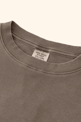 Women's Spring Summer 275g Washed Set-in Crewneck Tee