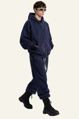 Men's Streetwear Set:Hooded Jacket & Casual Pants