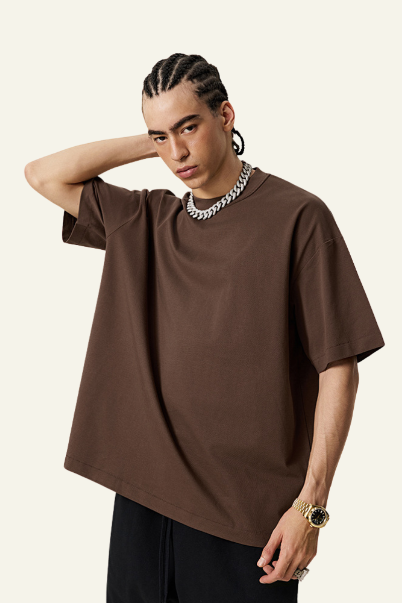 Men's Solid Color Quick-Dry Cotton T-Shirt